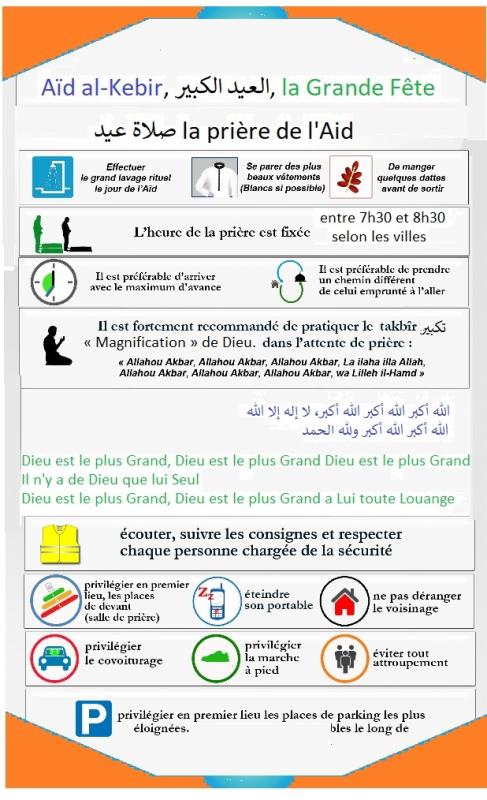 Aid al kebir la grande fete comment venir a la mosquee