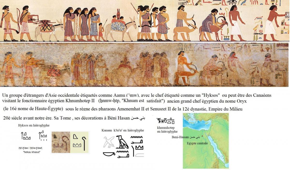 Cannaeen et hyksos tombe de khnumhotep ii 1