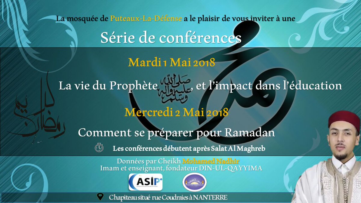 Conference mosquee de puteaux