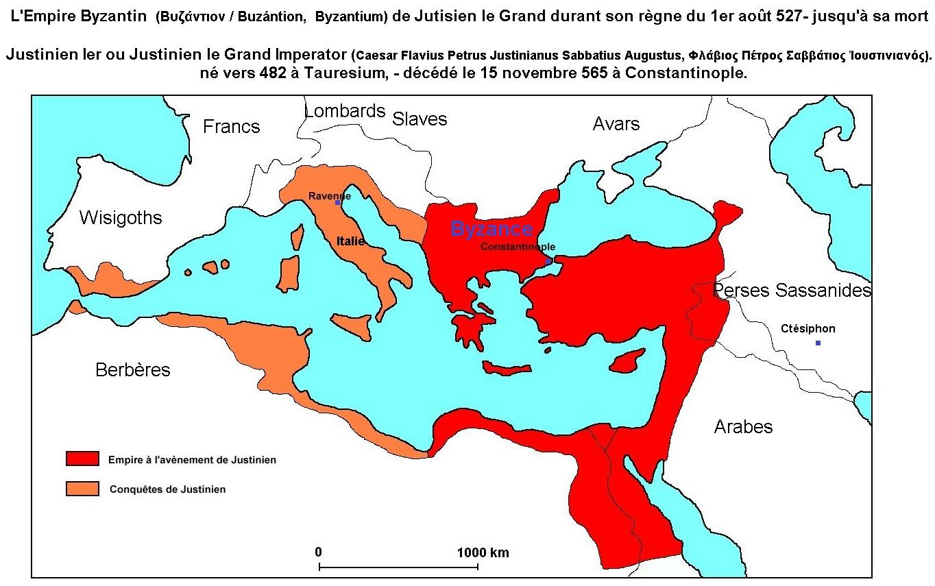 Empire byzantin sous justinien le grand