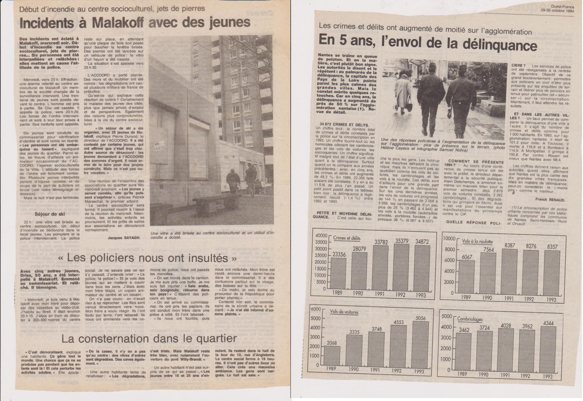 Faits divers nantes 44 ouest france1994