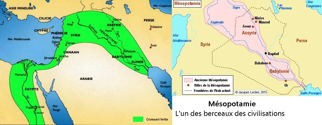 Mesopotamie berceau des civilisations