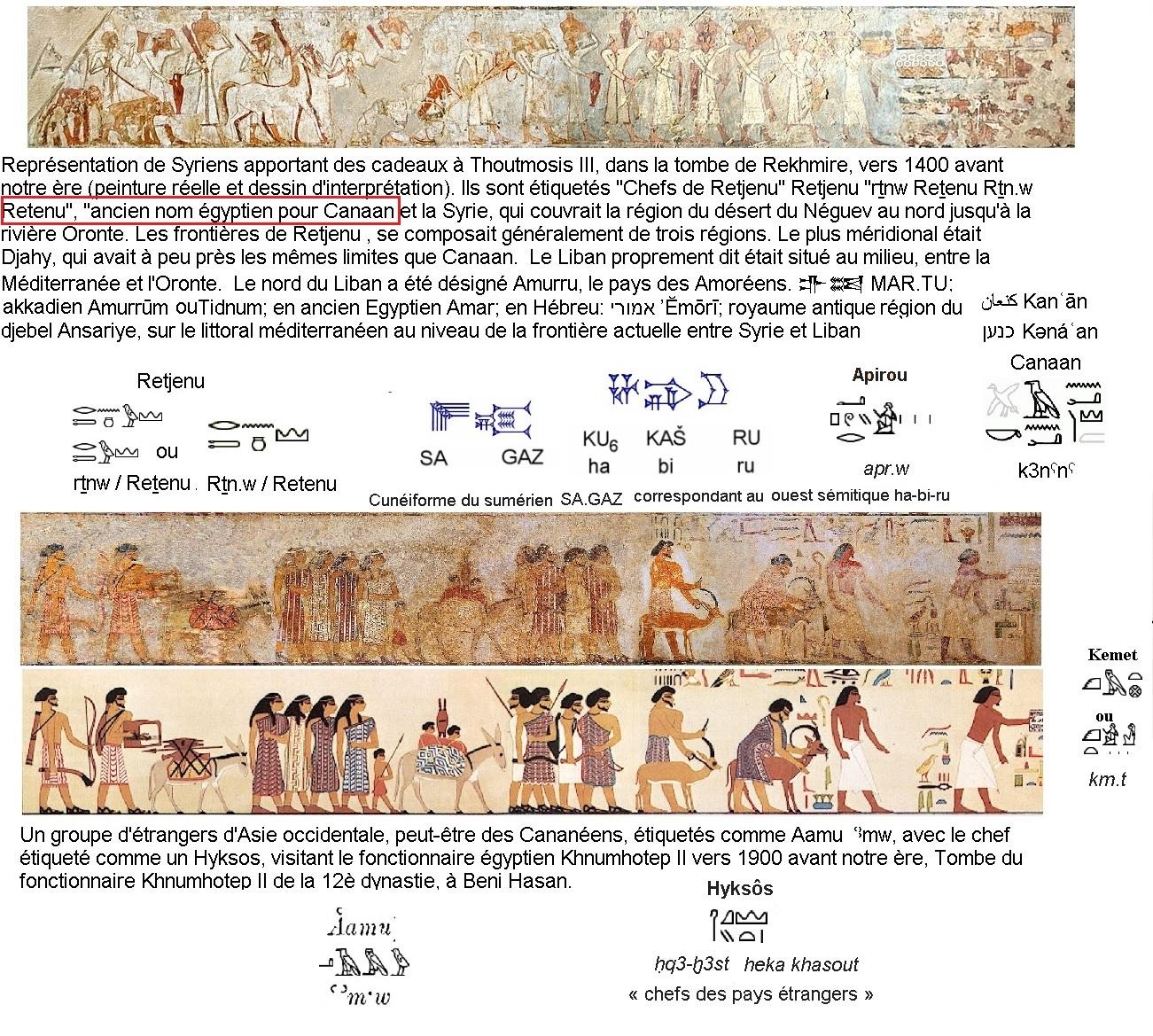 Egypte et cana an