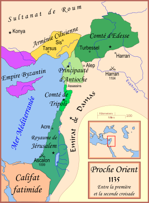Etat latin d orient en 1135