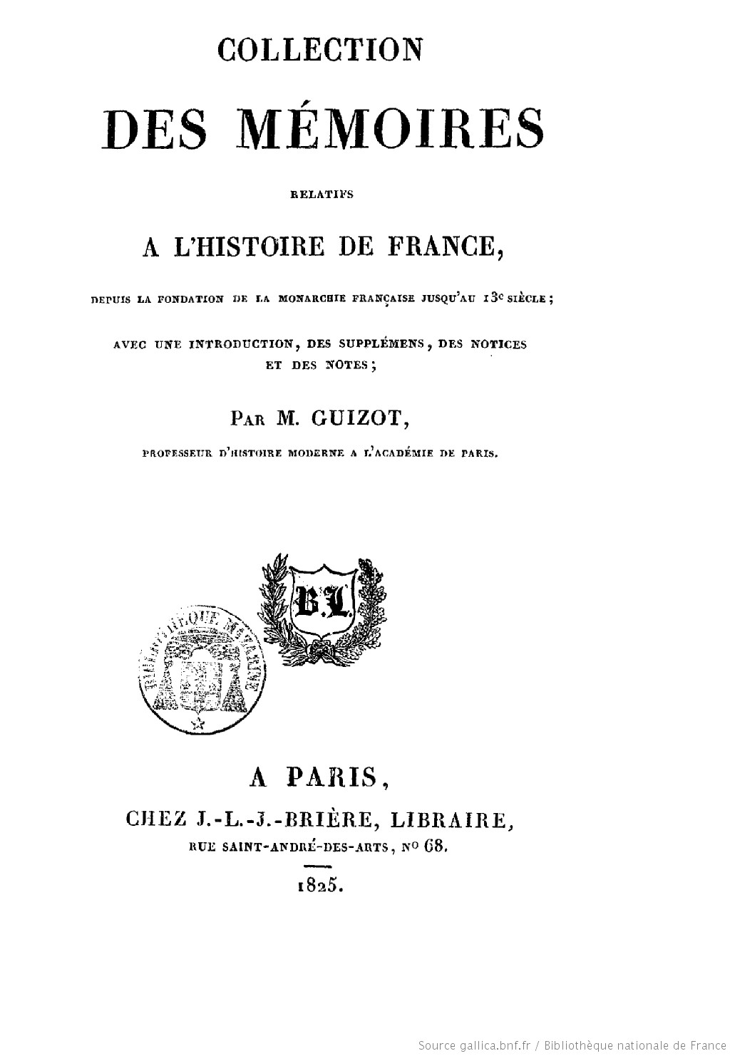 Histoire des croisades par jacques de vitry edition de 1825