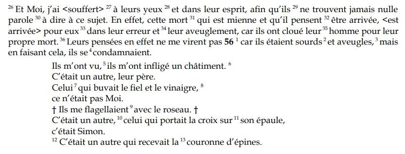 Jesus fils de marie pas mort sur la croix