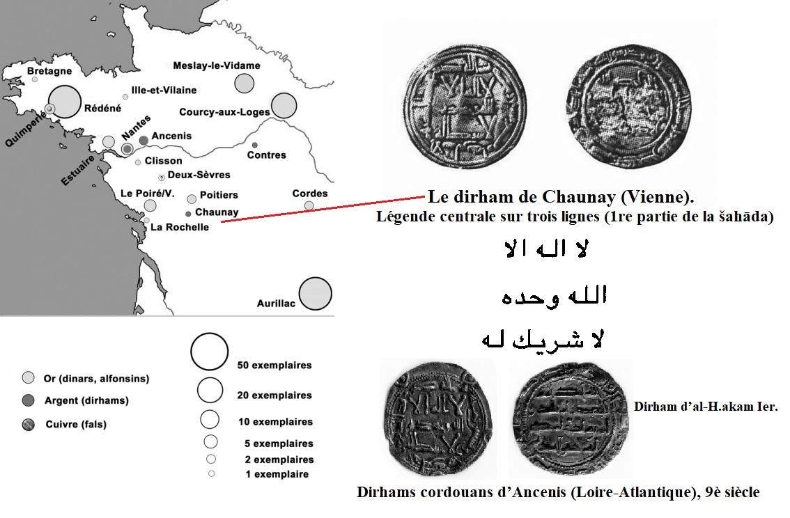 Monnaies musulmanes ouest de la france