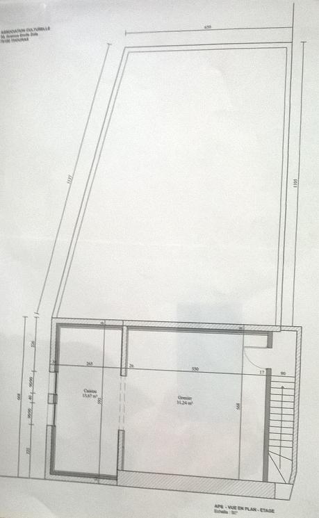 Plan 2 etage mosquee de thouars 79